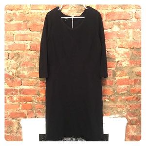 Gorgeous Talbots ribbed sheath dress, size 18